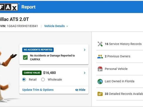 Used 2017 Cadillac ATS 2.0T AWD Coupe image 9