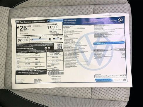 New 2026 Volkswagen Tiguan SE image 15