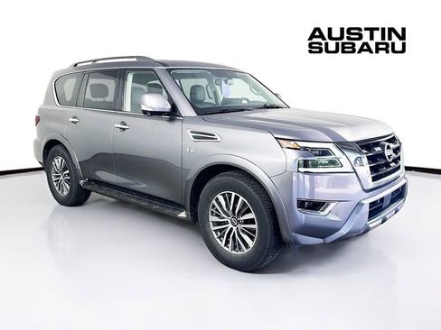 Used 2021 Nissan Armada SL w/ Captain's Chairs Package RWD image 1