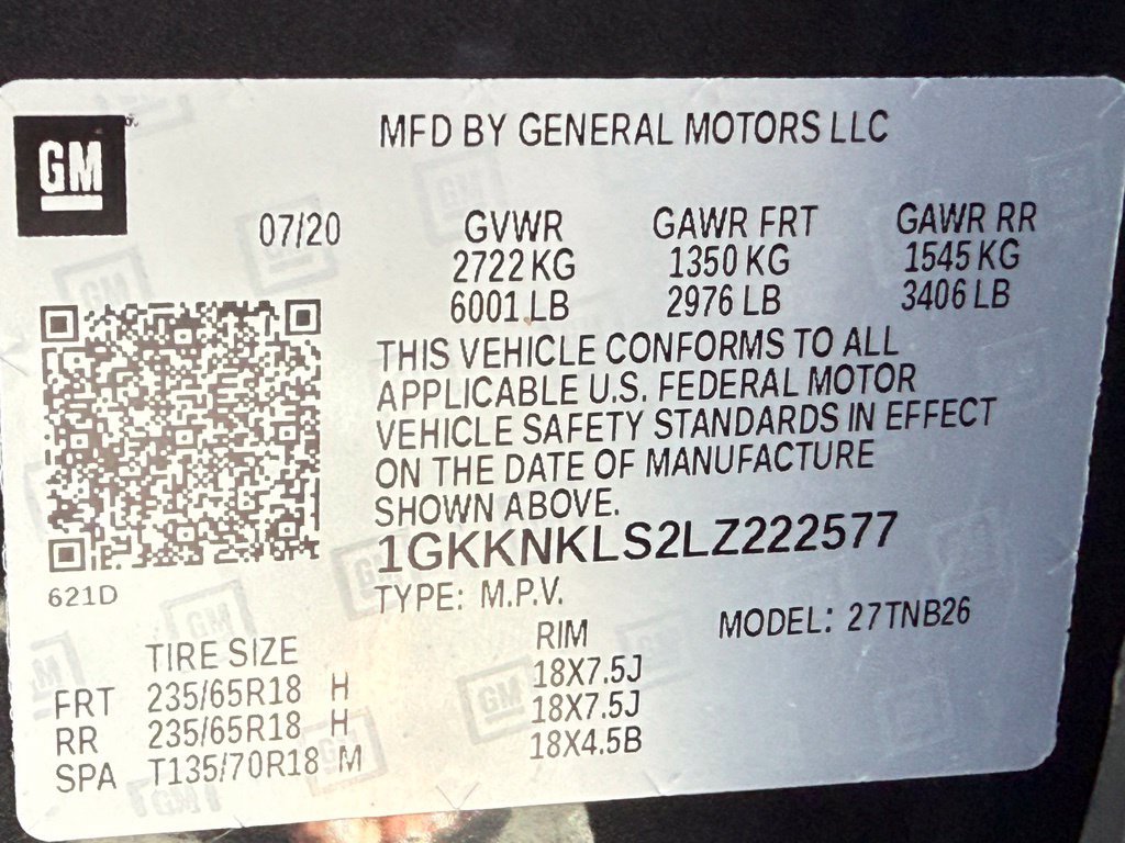 Used 2020 GMC Acadia SLE w/ LPO, Floor Liner Package FWD image 48