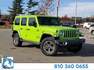 Used 2021 Jeep Wrangler Unlimited Sahara w/ Uconnect 4C Nav & Sound Group video 1