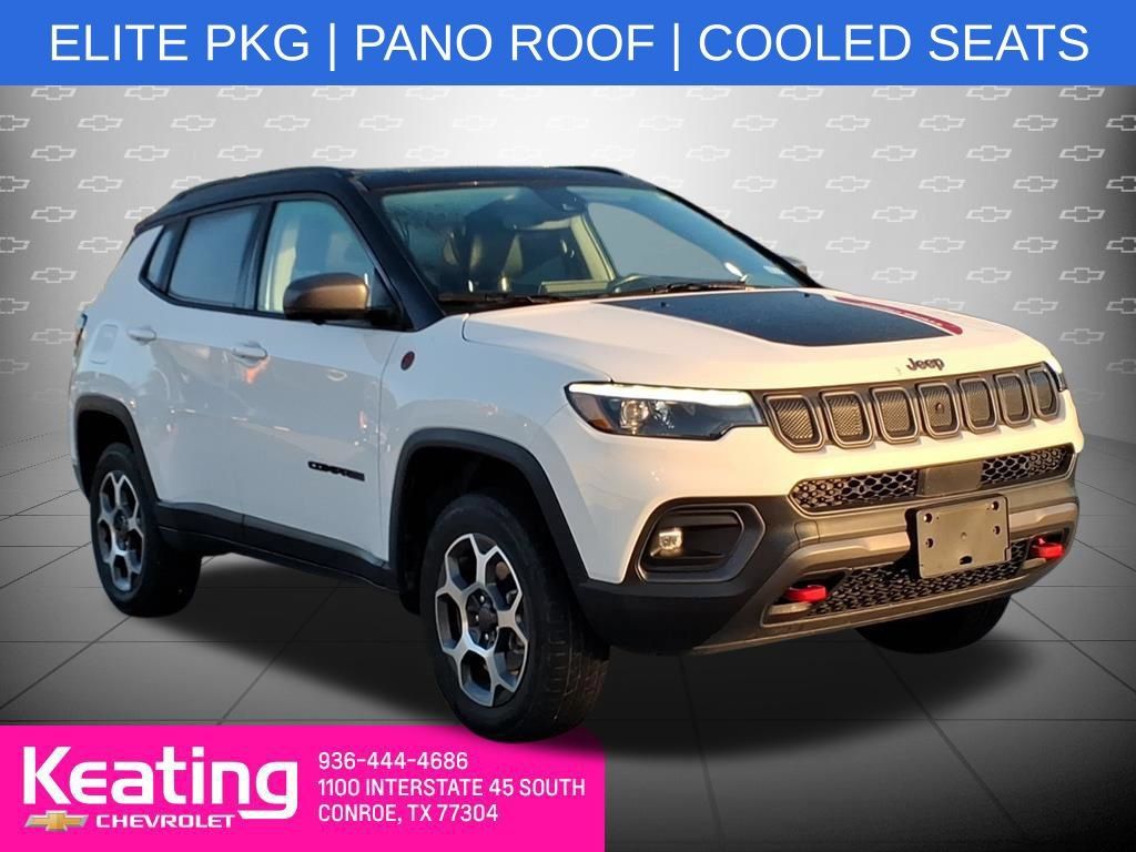 Used 2022 Jeep Compass Trailhawk w/ Trailhawk Elite Group AWD/4WD image 1