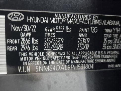 Used 2023 Hyundai Santa Fe Limited image 11