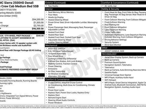 New 2026 GMC Sierra 2500 Denali Ultimate AWD/4WD image 50