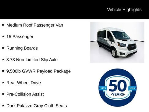 Certified 2025 Ford Transit 350 XLT RWD image 5