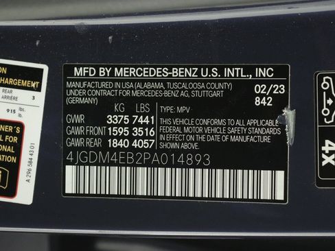 Certified 2023 Mercedes-Benz EQS 580 4MATIC SUV image 16