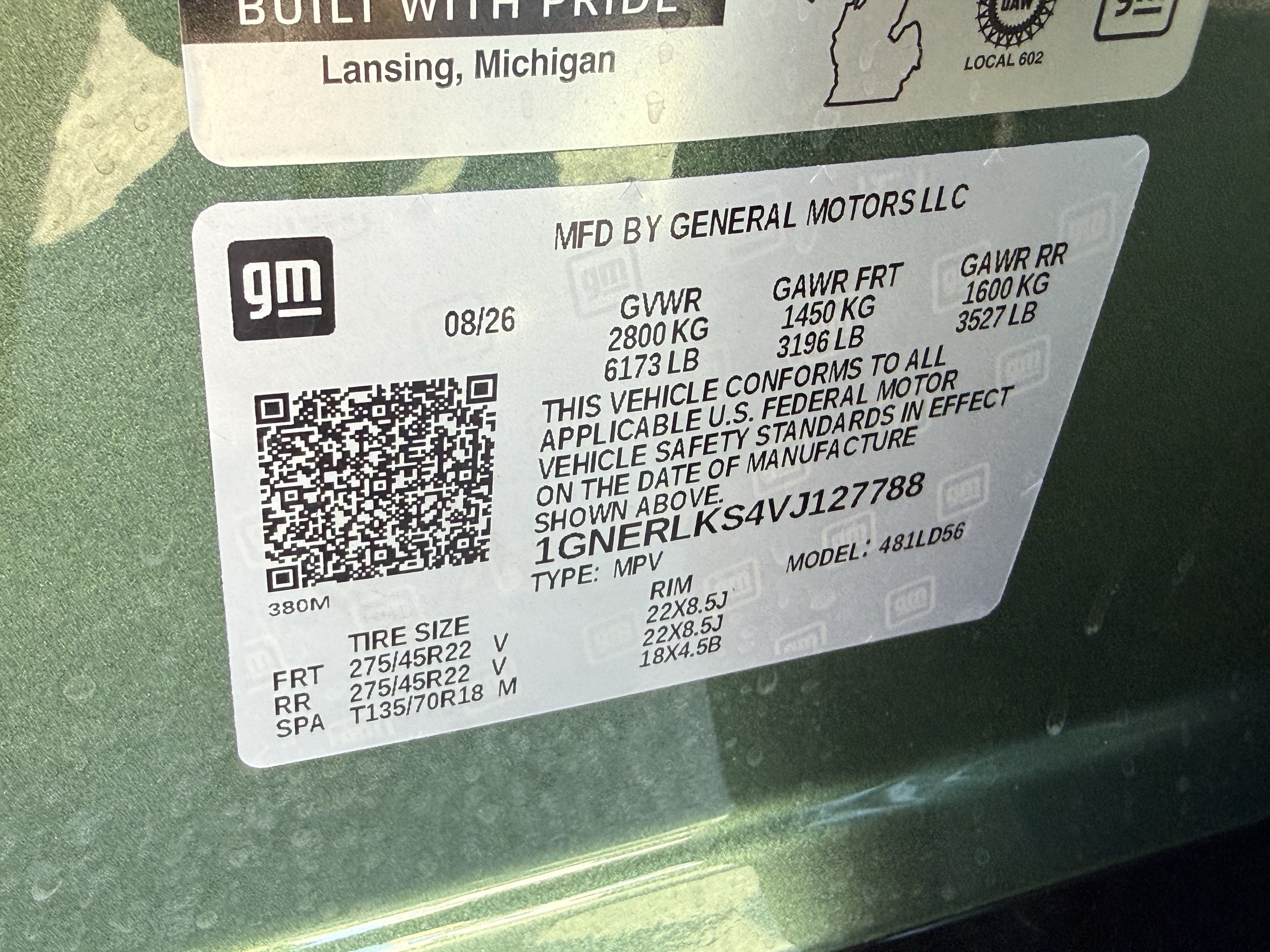 Used 2027 Chevrolet Traverse RS w/ LPO, Floor Liner Package FWD image 38