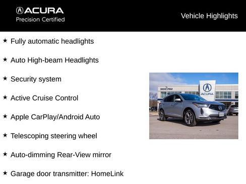 Certified 2025 Acura RDX w/ Technology Package image 17