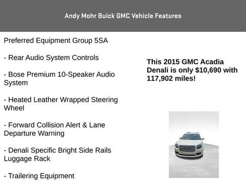 Used 2015 GMC Acadia Denali image 15