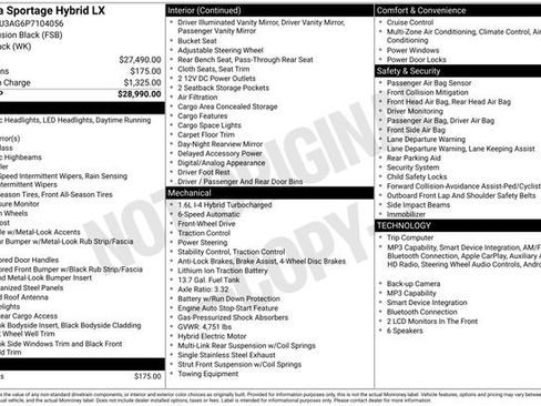 Used 2023 Kia Sportage LX FWD image 2