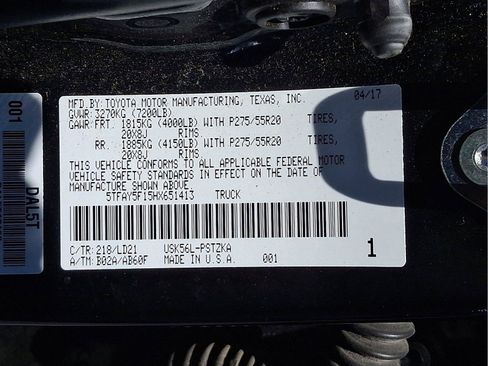 Used 2017 Toyota Tundra 1794 Edition AWD/4WD image 28