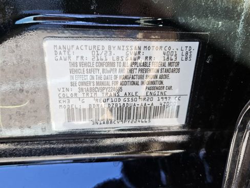 Used 2023 Nissan Sentra SV w/ Trunk Package image 7