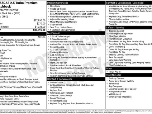 New 2026 MAZDA MAZDA3 Hatchback w/Premium Plus Pkg AWD/4WD image 4