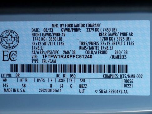 Used 2023 Ford F150 Raptor w/ Equipment Group 802A Raptor R image 42