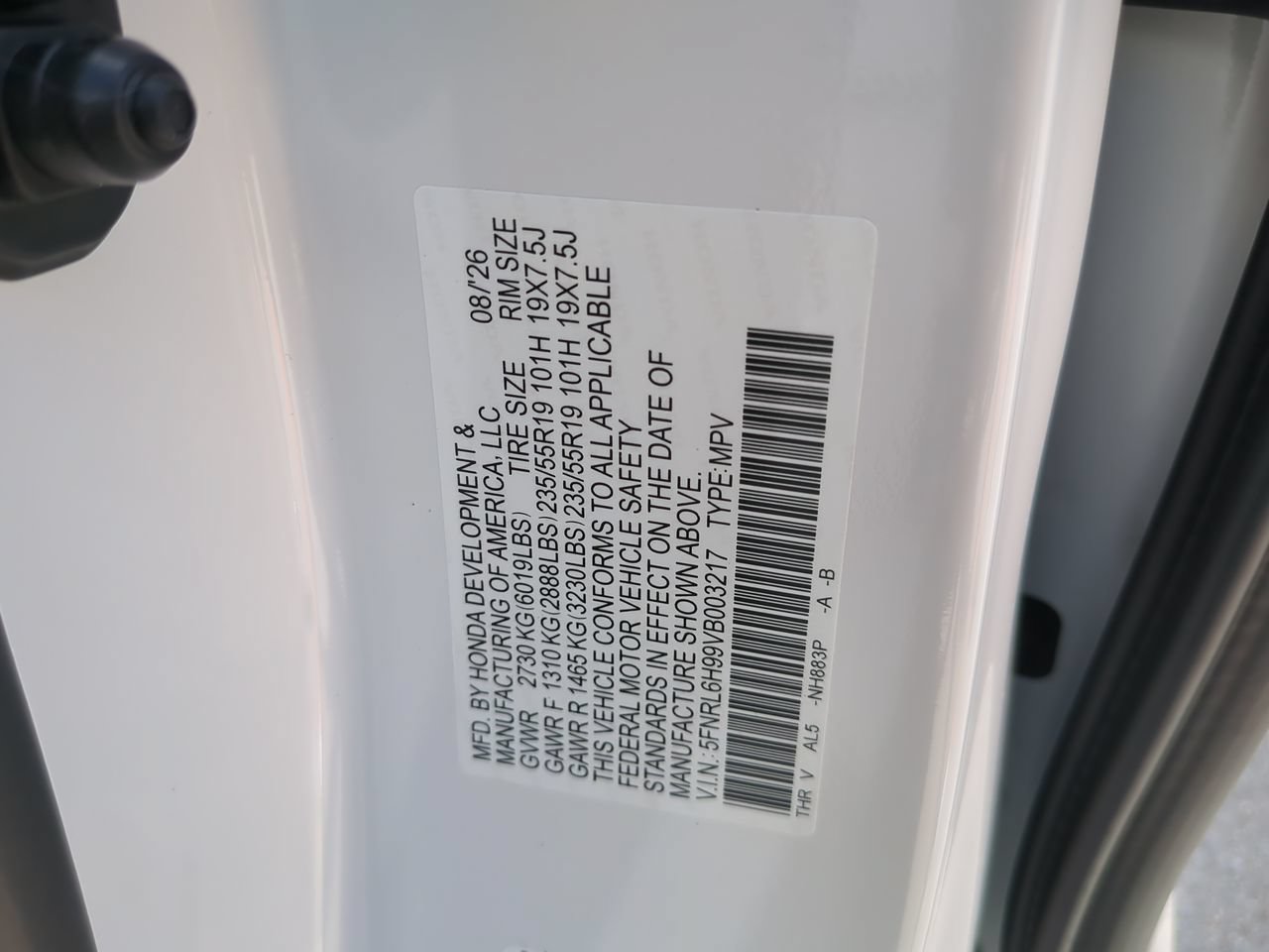 New 2027 Honda Odyssey Elite image 22