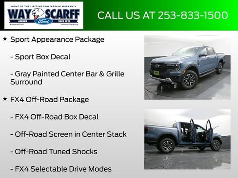 New 2025 Ford Ranger Lariat w/ FX4 Off-Road Package image 12