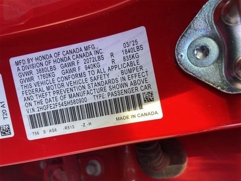 Used 2025 Honda Civic Sport image 6