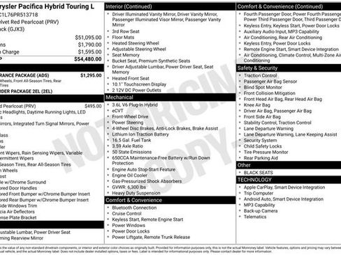 Used 2023 Chrysler Pacifica Touring-L w/ S Appearance Package image 6