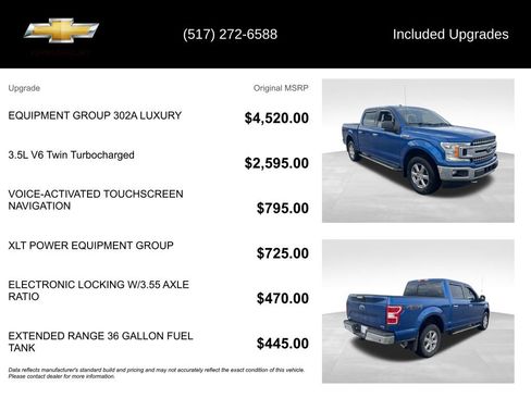 Used 2018 Ford F150 XLT w/ Equipment Group 302A Luxury image 5