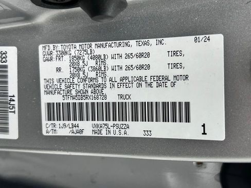 Used 2024 Toyota Tundra 1794 Edition w/ TRD Off-Road Package AWD/4WD image 23