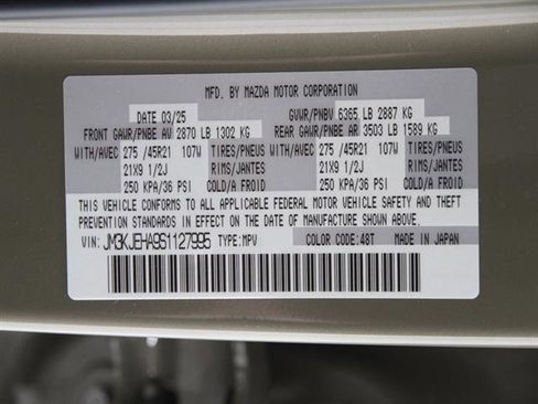 Certified 2025 MAZDA CX-70 Plug-In Hybrid w/ Premium Plus image 23