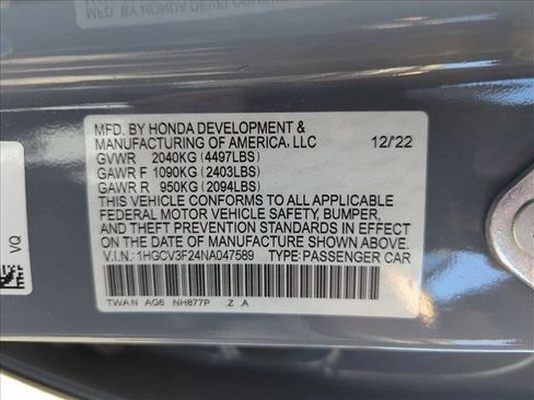 Certified 2022 Honda Accord Sport image 23