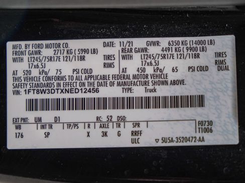 Used 2022 Ford F350 King Ranch w/ Camper Package AWD/4WD image 70