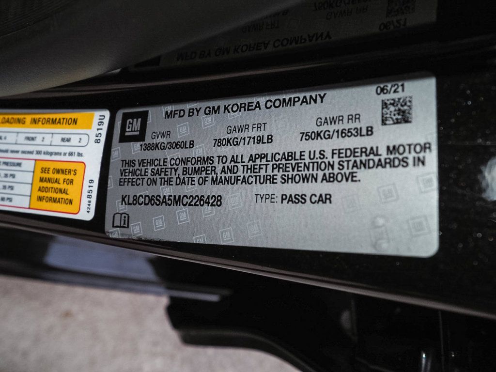 Certified 2021 Chevrolet Spark LT w/ Spark Special Edition FWD image 39