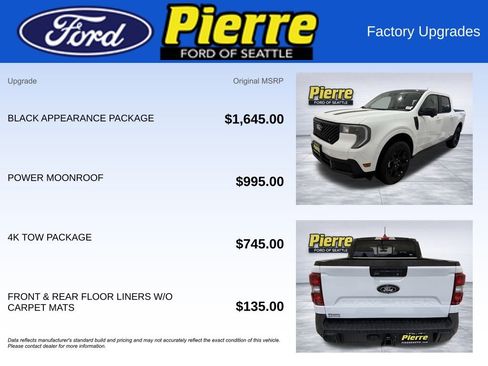 New 2025 Ford Maverick Lariat w/ Black Appearance Package image 13