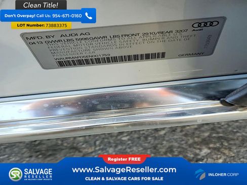 Used 2014 Audi A8 L TDI w/ Premium Package image 16