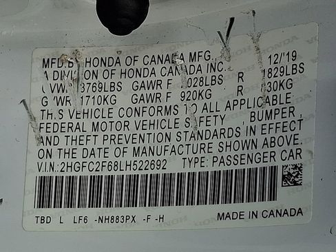 Used 2020 Honda Civic LX image 26