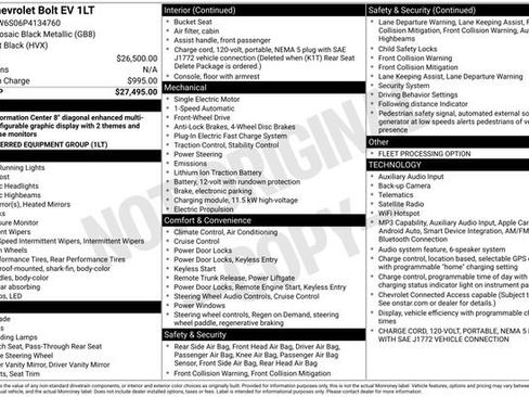 Used 2023 Chevrolet Bolt LT FWD image 33