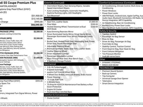 Used 2020 Audi S5 Premium Plus w/ Premium Plus image 25