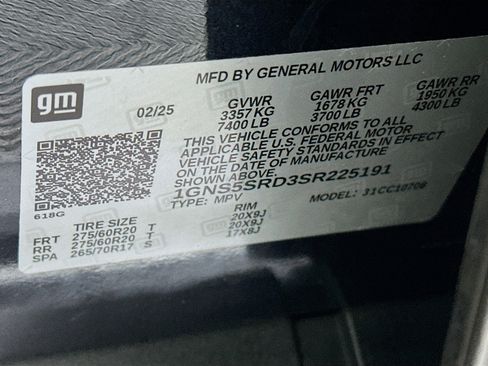 Used 2025 Chevrolet Tahoe Premier image 12