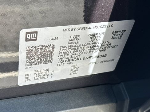 Certified 2024 Cadillac Escalade Premium Luxury Platinum AWD/4WD image 59