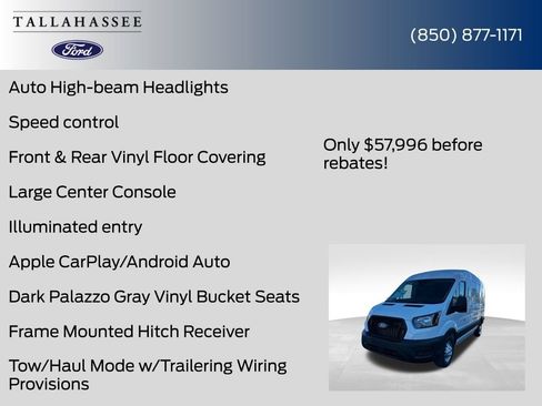 New 2026 Ford Transit 250 148 Medium Roof w/ Load Area Protection Package image 25
