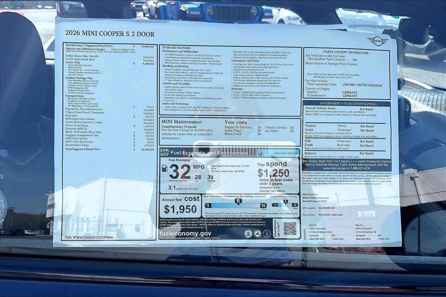 New 2026 MINI Cooper S FWD image 19