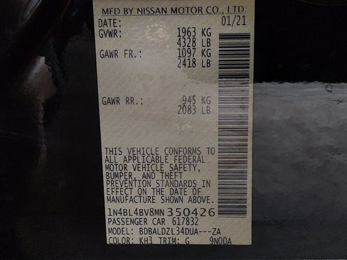 Used 2021 Nissan Altima 2.5 S FWD image 33