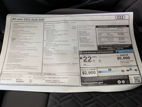 New 2025 Audi SQ5 Premium Plus image 18