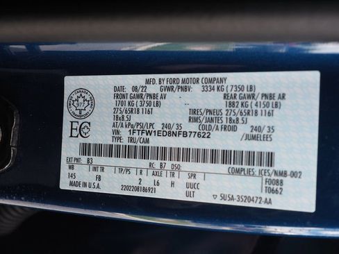 Used 2022 Ford F150 XLT w/ Equipment Group 302A High image 32