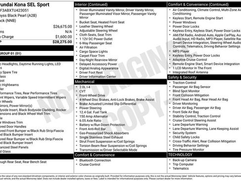 New 2026 Hyundai Kona SEL Sport image 4