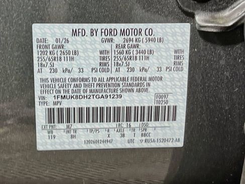 Used 2026 Ford Explorer Active AWD/4WD image 37