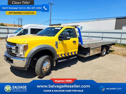 Used 2019 Ford F550 2WD Regular Cab Super Duty image 1