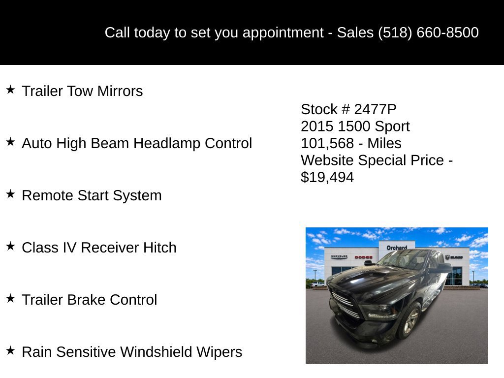 Used 2015 RAM 1500 Sport AWD/4WD image 8
