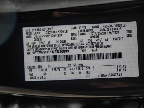 Used 2019 Ford F250 Lariat w/ Lariat Ultimate Package AWD/4WD image 68