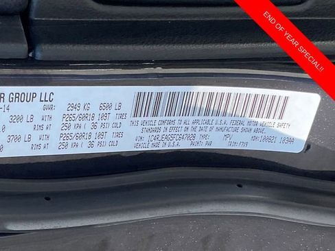 Used 2015 Jeep Grand Cherokee Laredo w/ Quick Order Package 23E image 18