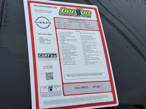 Certified 2024 Nissan Murano Platinum w/ Cargo Package image 27