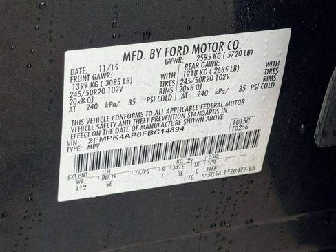 Used 2015 Ford Edge Sport w/ Equipment Group 401A AWD/4WD image 20