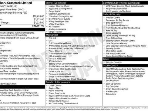 Certified 2023 Subaru Crosstrek 2.5i Limited image 35