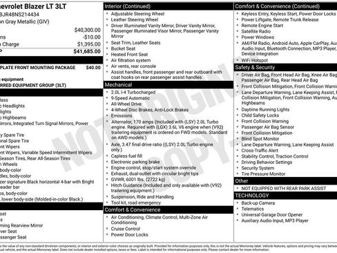 Used 2022 Chevrolet Blazer LT image 23